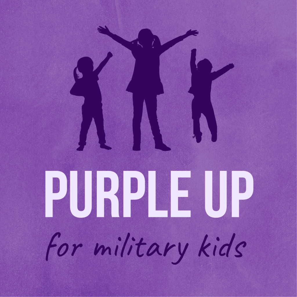 “Purple Up” for Military Kids! Brad Halbrook